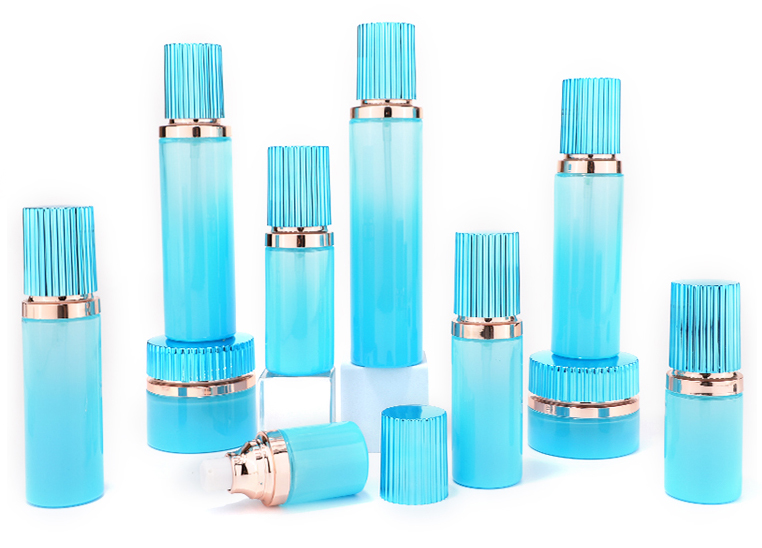 Wholesale new design glass bottles set 