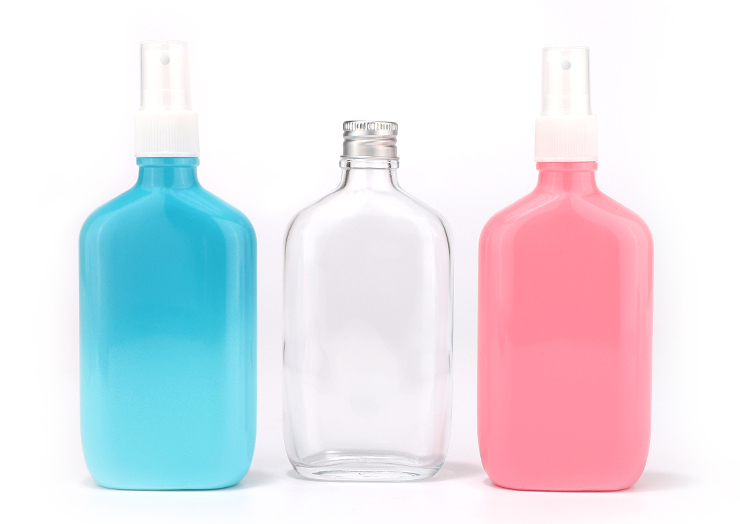 زجاجة زجاجية بتصميم جديد مع لون مخصص