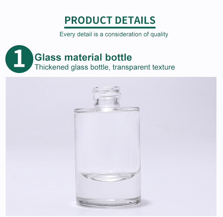 زجاجة زجاجية بتصميم جديد عالي الجودة