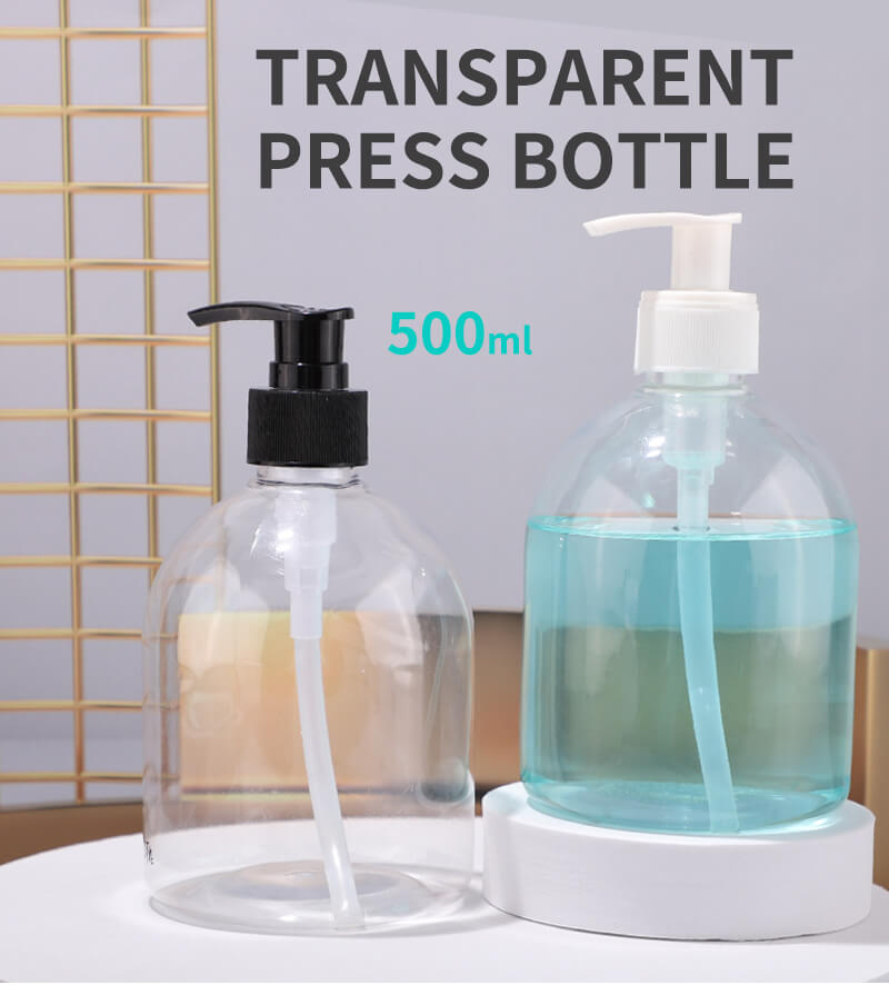 زجاجة بلاستيكية بالجملة مع مضخة محلول