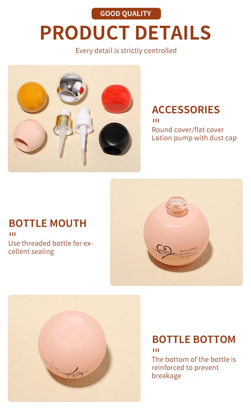 velvet cap 30ml empty lotion glass bottle
