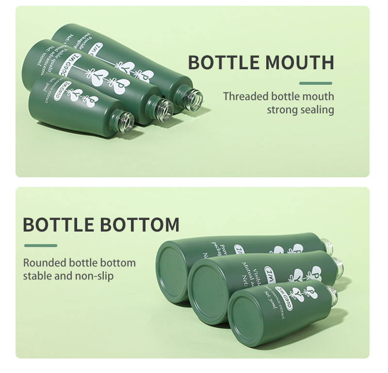 glass lotion bottle set