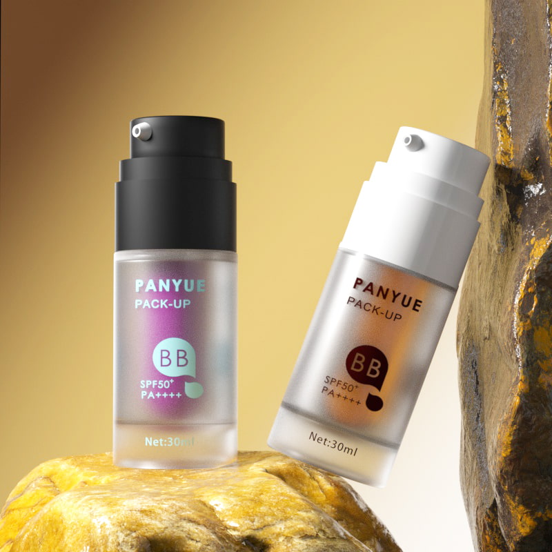 skincare lotion glass bottles