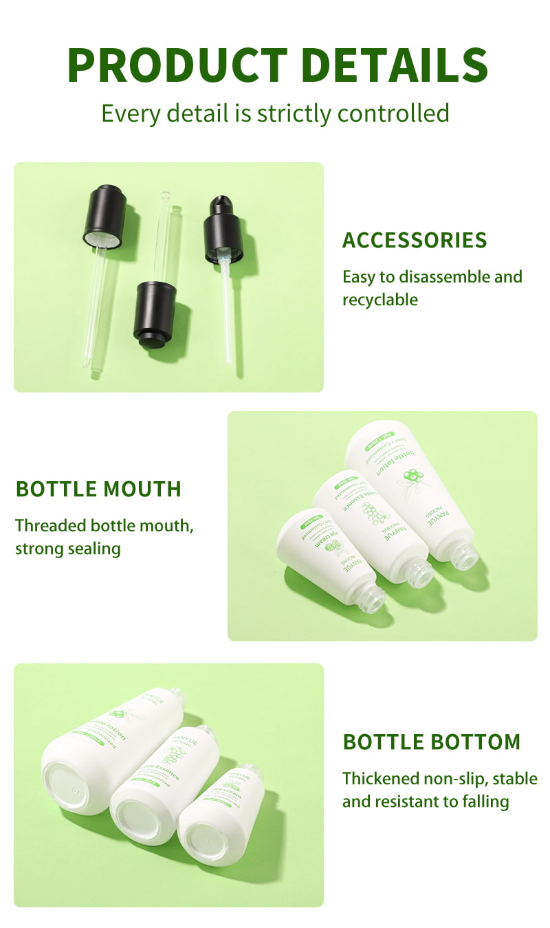 Green Serum Packaging Containers