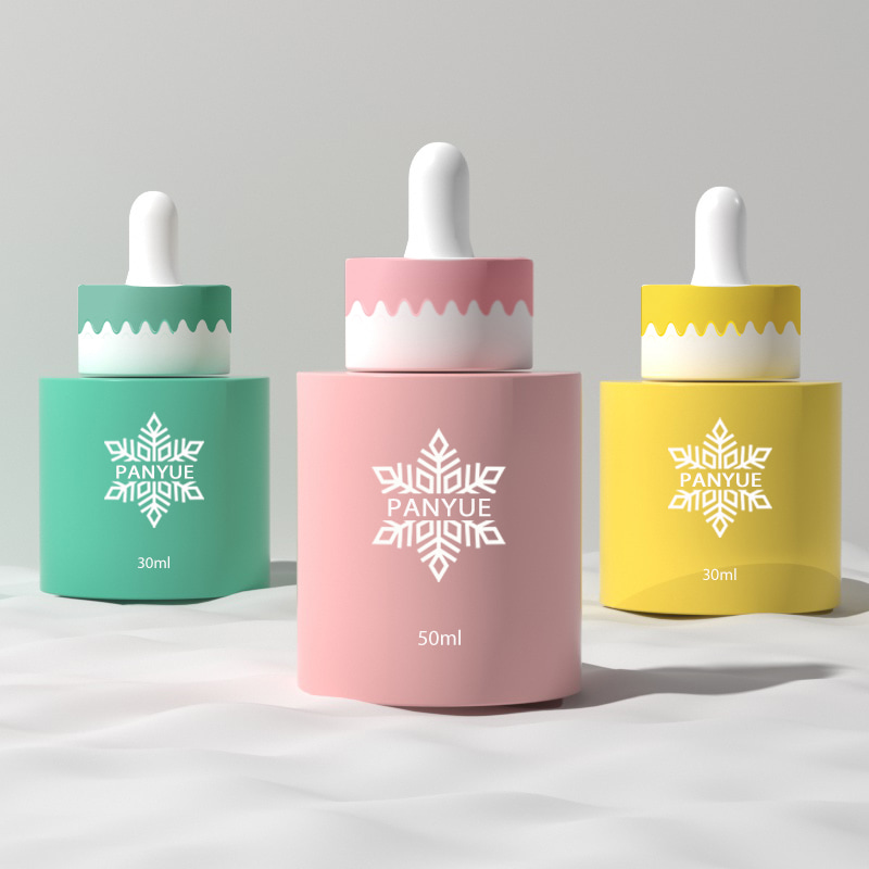 glass serum bottles with droppers