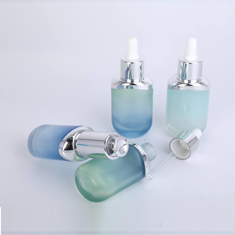 Luxury skincare glass dropper bottle