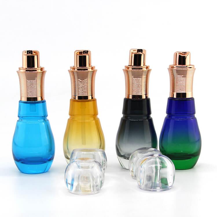 Special design glass bottle packaging