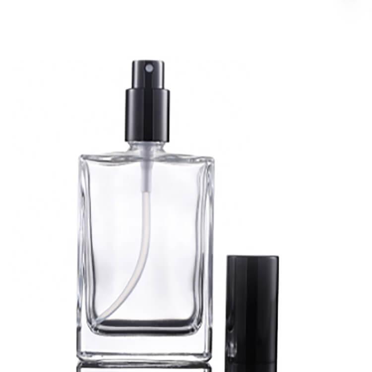 Square perfume refillable Bottle