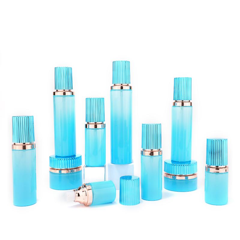 Skincare glass bottle set
