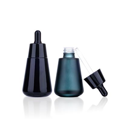 Dark serum packaging glass bottle with dropper