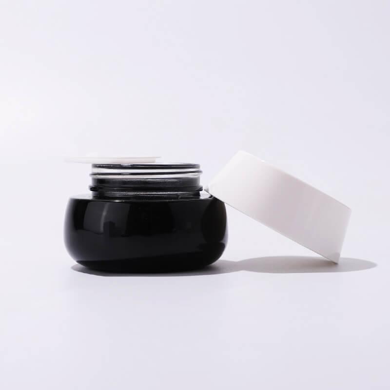 Cosmetic glass jar for packaging