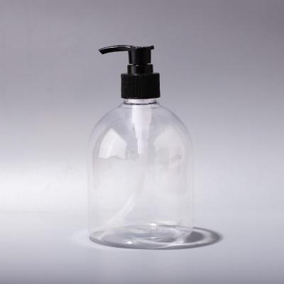 زجاجة بلاستيكية مستديرة بتصميم جديد لتعبئة السوائل لغسل اليدين