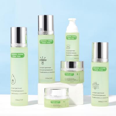  Cylinder shape head glass bottle set