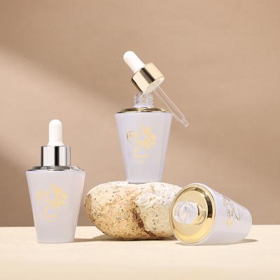Cone Shape Foundation Glass Bottle