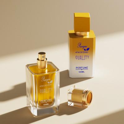 زجاجة عطر زجاجية متدرجة اللون سعة 100 مل