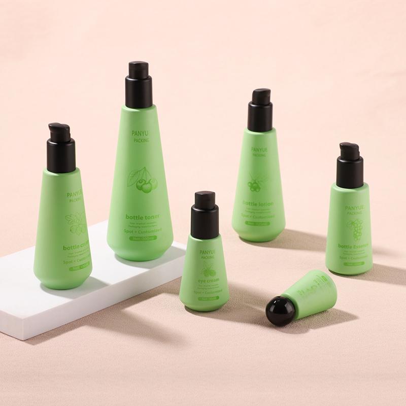 Cone Shape Glass Dropper Pump Bottle Set
